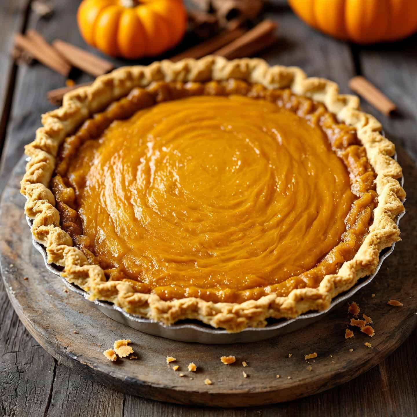 Delicious Pumpkin Pie with Pie Spice Tips