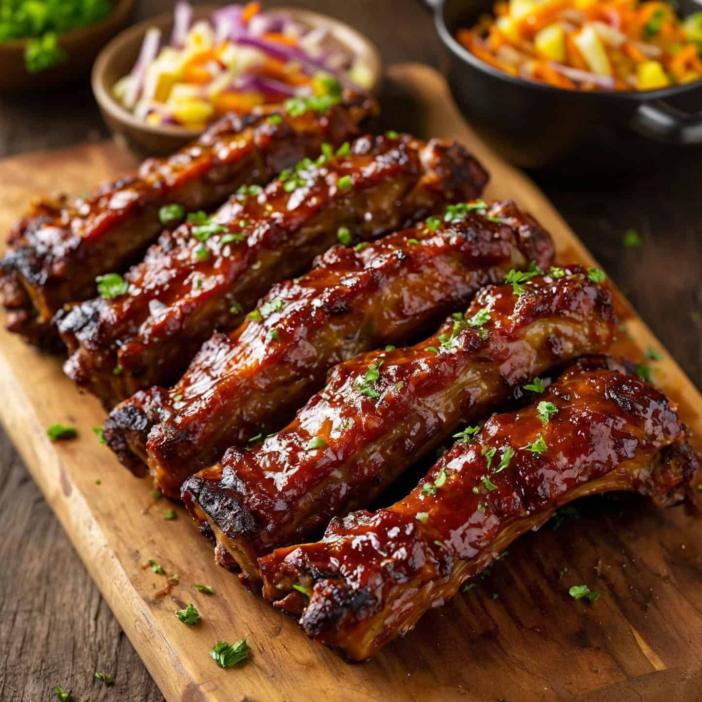 Easy Slow Cooker Ribs with 5 Ingredients