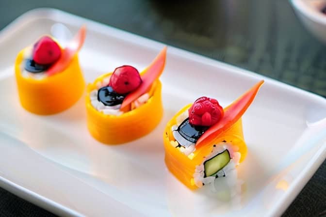 Fruity Breakfast Sushi