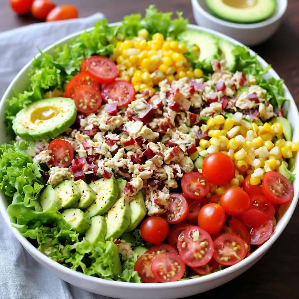 Healthy Cobb Salad Recipe for Lunch