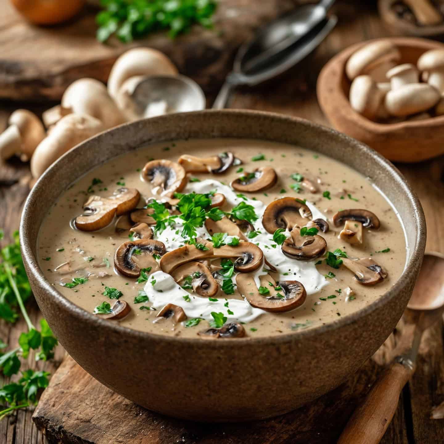 Hungarian Mushroom Soup Recipe with Secret Ingredients