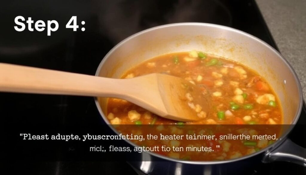 Step 4 Simmer